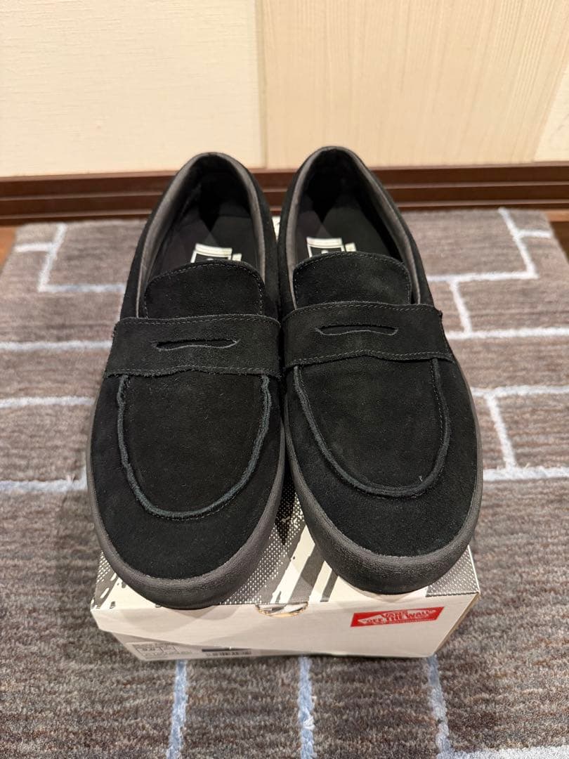 VANS Skate Loafer Suede Black バンズ ローファー