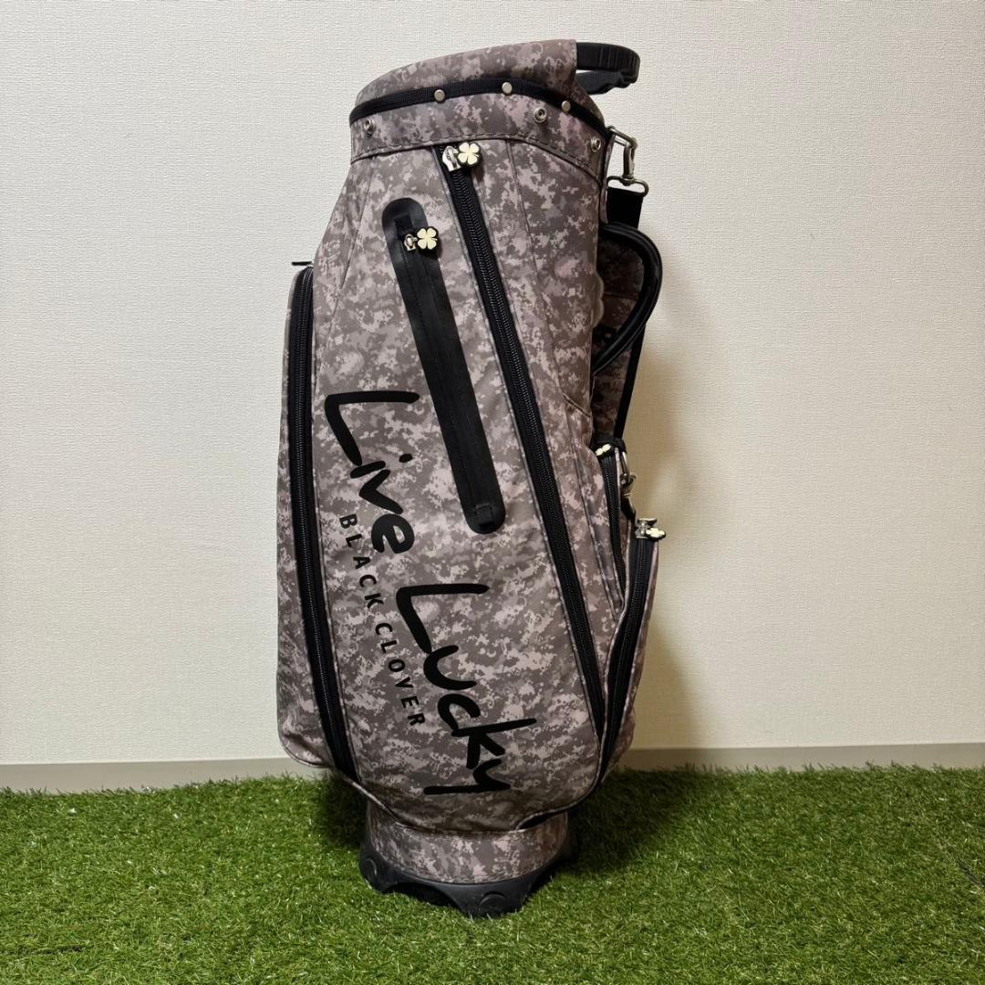 BLACK CLOVER ブラッククローバー キャディバッグ 9型 迷彩