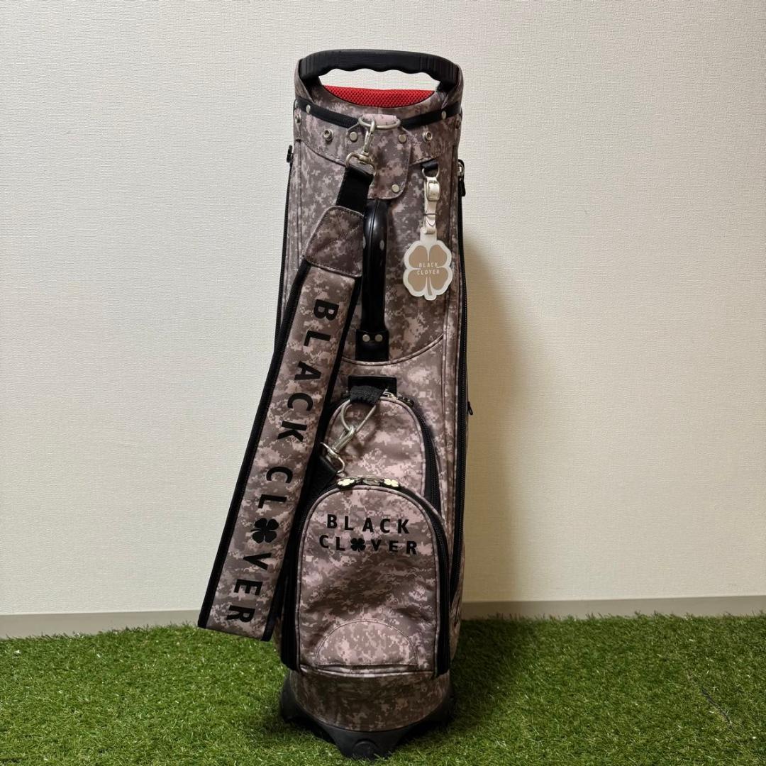BLACK CLOVER ブラッククローバー キャディバッグ 9型 迷彩
