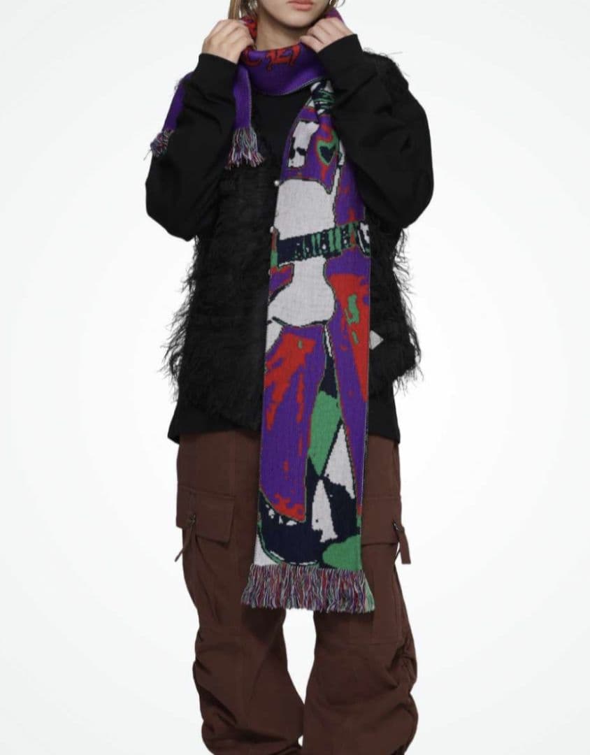 【新品タグ付】モンマルトルニューヨーク マフラー 7