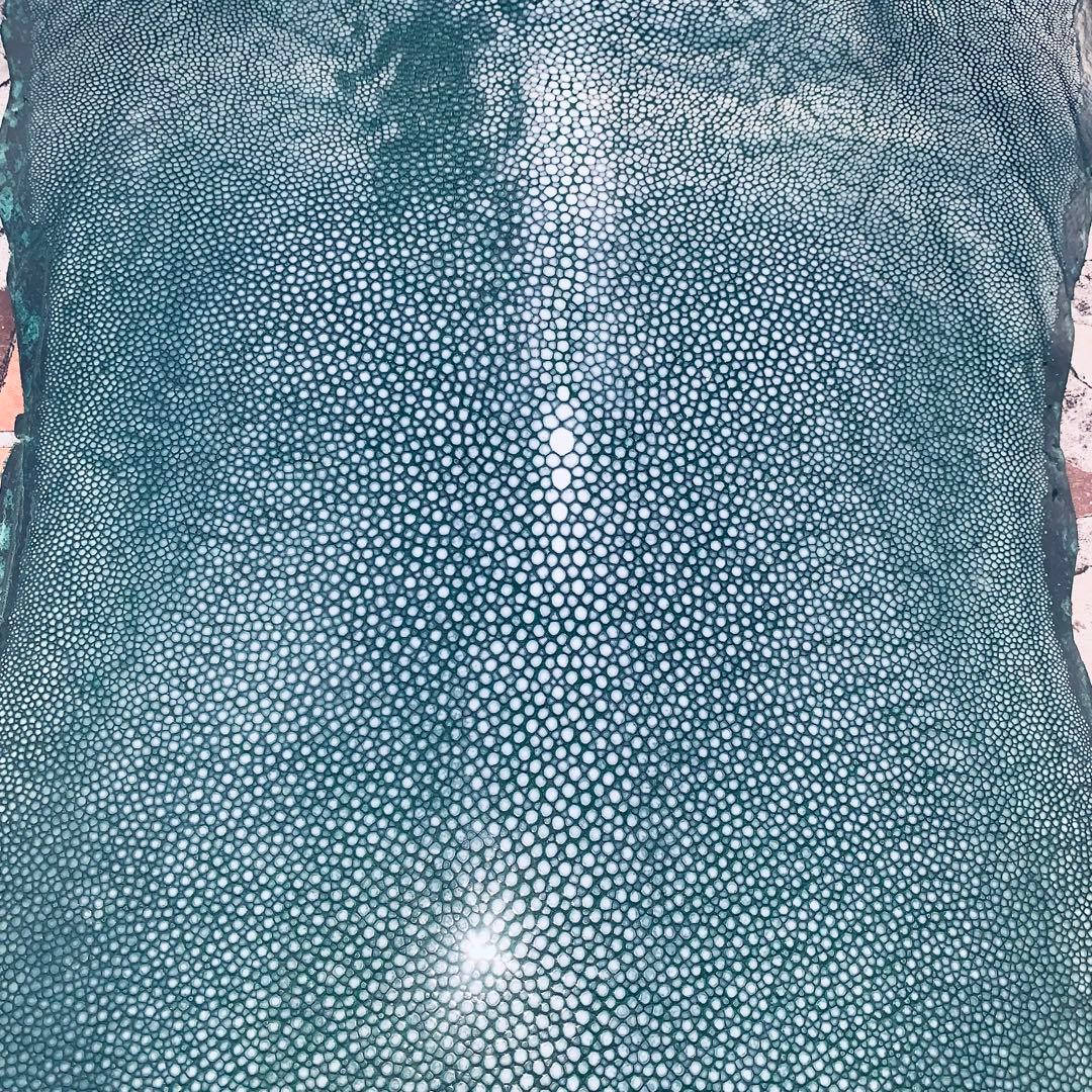 14) エイ革 鮫革 鮫皮 stingray ガルーシャ スティングレイ