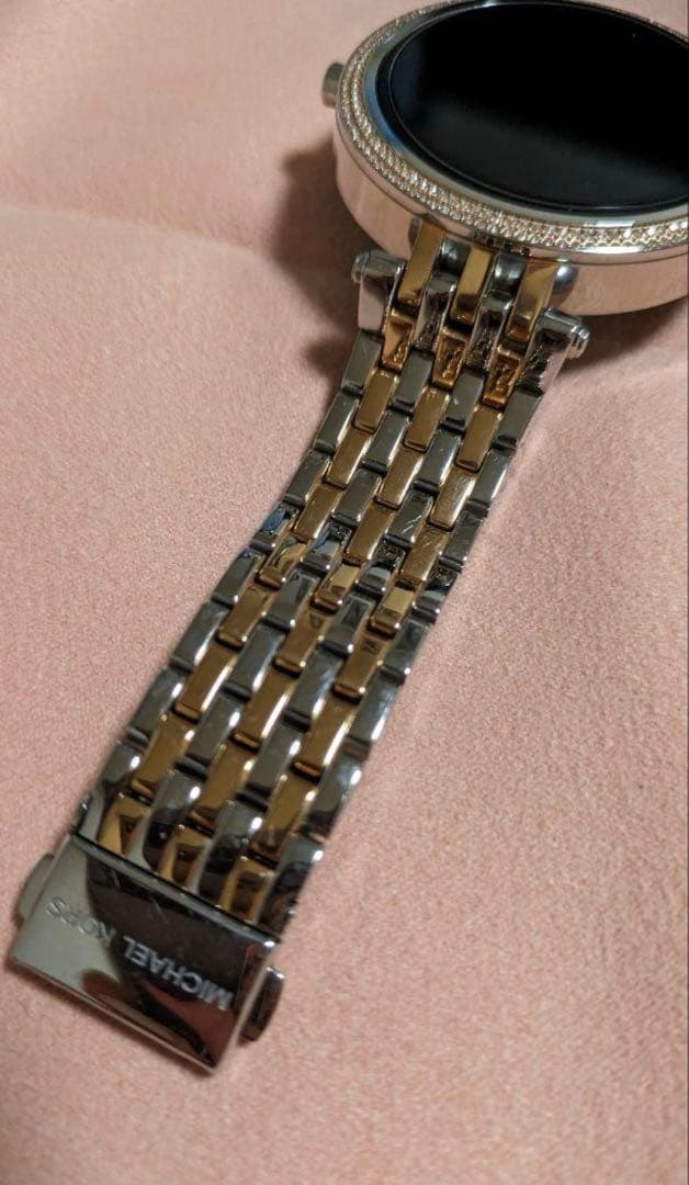 Michael Kors デジタル腕時計 シルバー/ゴールド