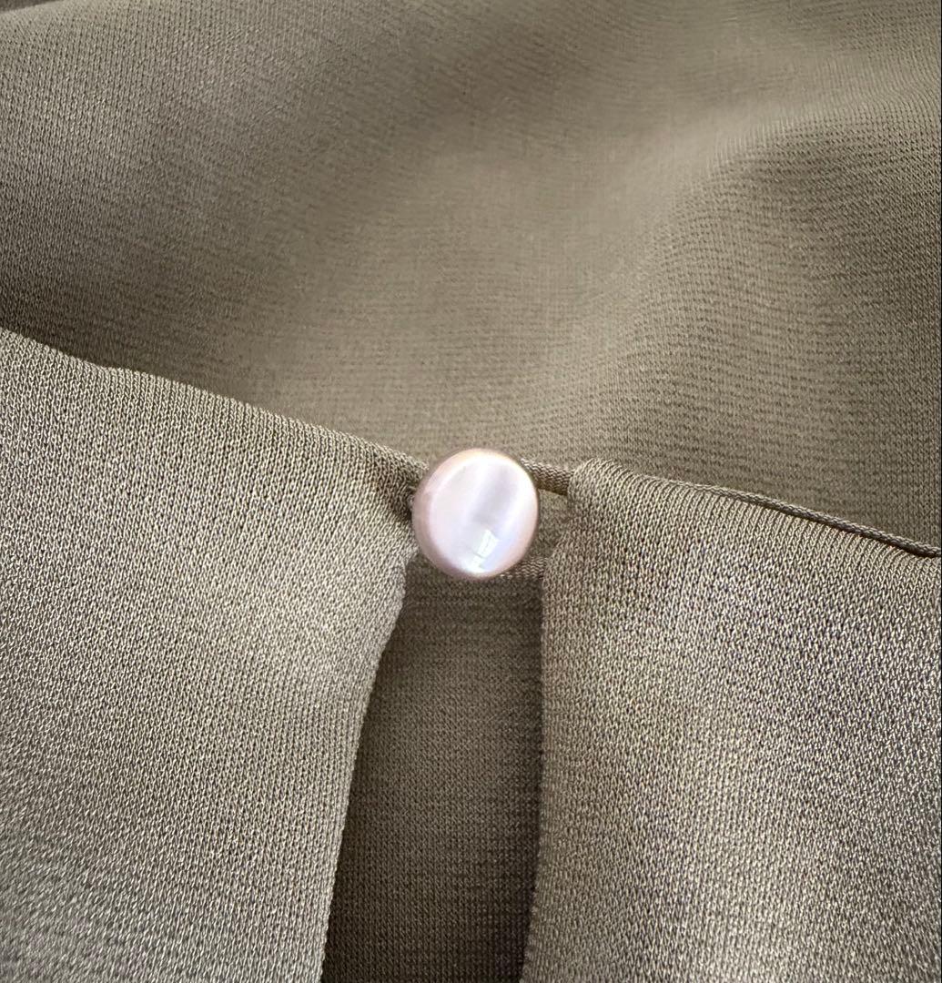 ANAYI ドライポンチラッフルケーププルオーバー　Mサイズ　モカ