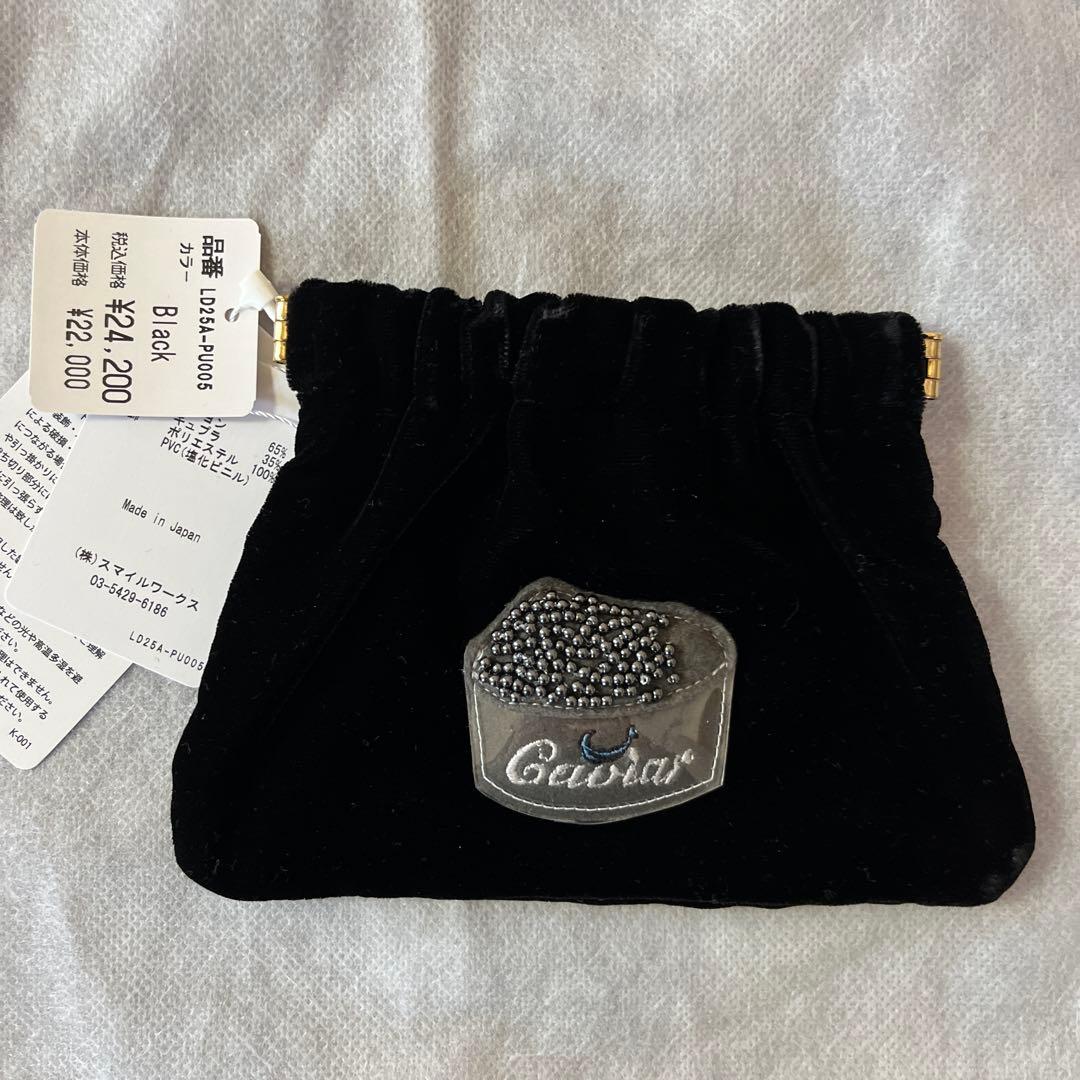 【新品タグ付き】ラドロー/LUDLOW ポーチ　キャビア　Mサイズ