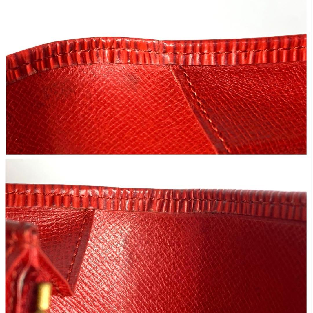 LOUIS VUITTON ルイヴィトン　エピ　赤　二つ折り財布