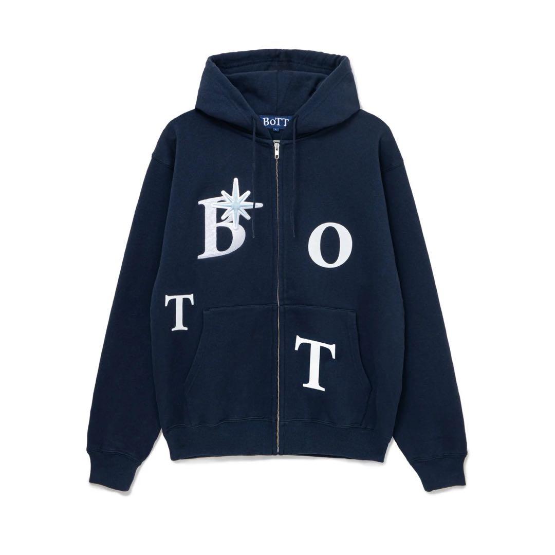 bott ジップパーカー