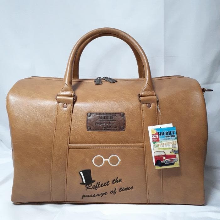 美品 SHERIFF ゴルフ クラシック 2way シューズ収納 ボストンバッグ