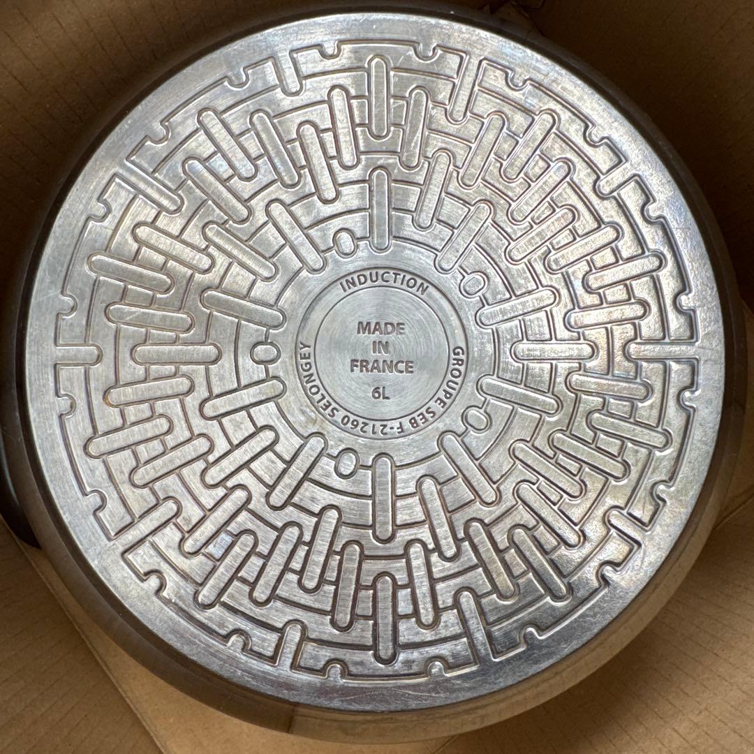 T-fal クリプソ アーチ パプリカレッド 6L【used】中カゴ未使用取説有