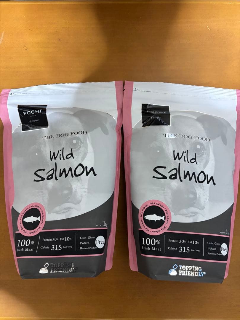 POCHI ザ・ドッグフード ベーシック ワイルドサーモン 1kg 5袋