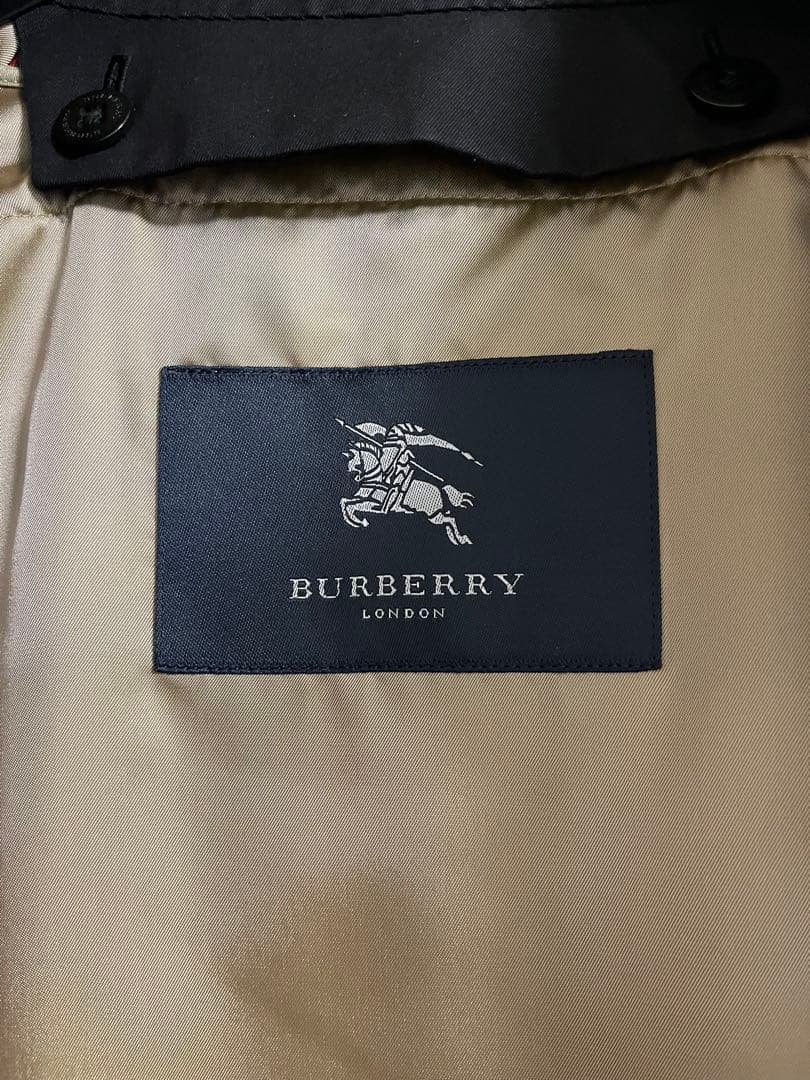 BURBERRY バーバリー トレンチコート 黒 ブラック 三陽商会 L