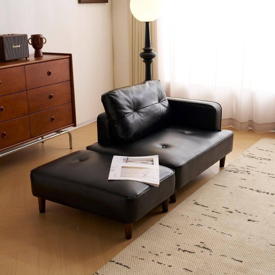 ソファ 2人掛け 3人掛け L字ソファー オットマン付き 多機能 カウチソファ