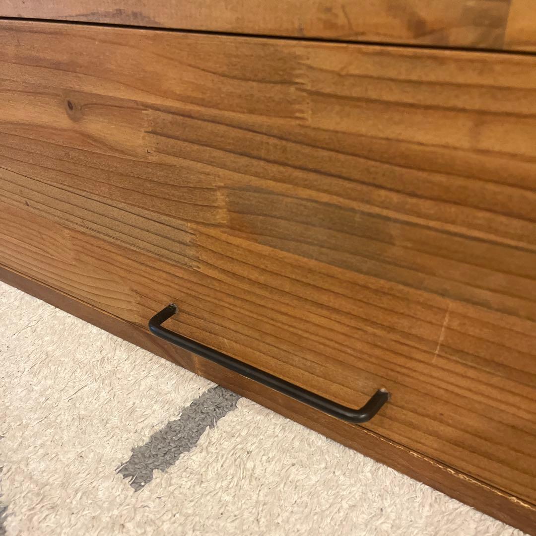 ⚫︎お値下げ⚫︎木製テレビボード アンティーク風 無垢材風