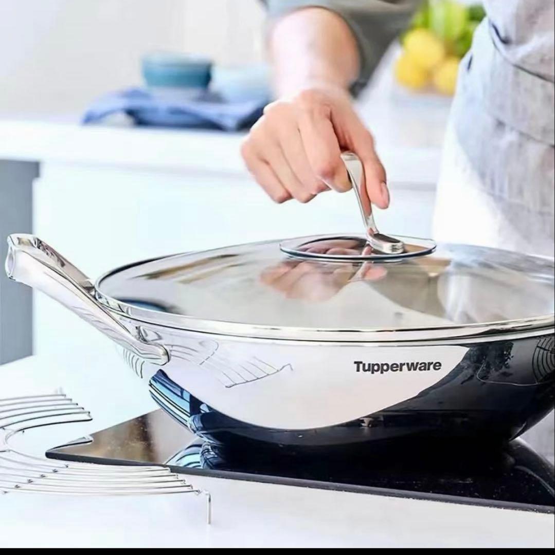 ワ*様 新品Tupperware マストロロッカ 32cm フライパン