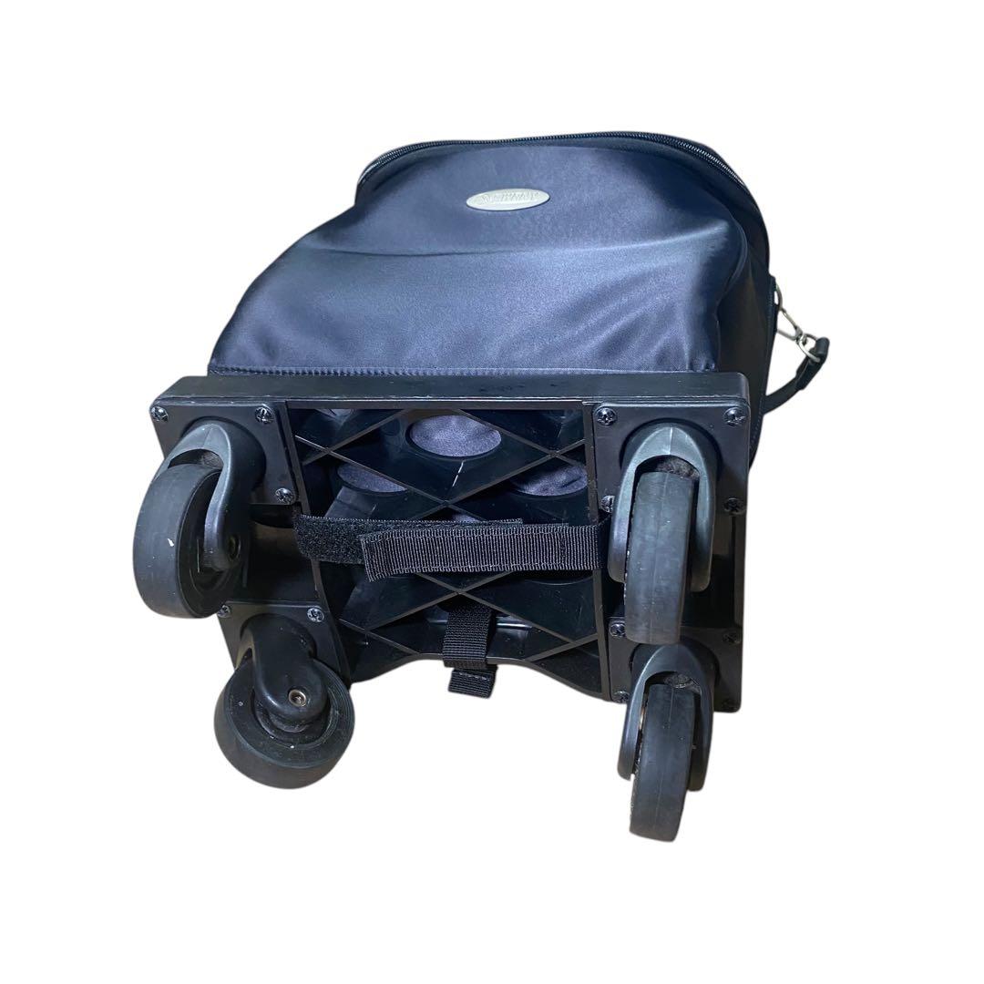 美品✨SWANY キャリー　4輪　取り外し　バッグ　カート　シルバーカー　黒