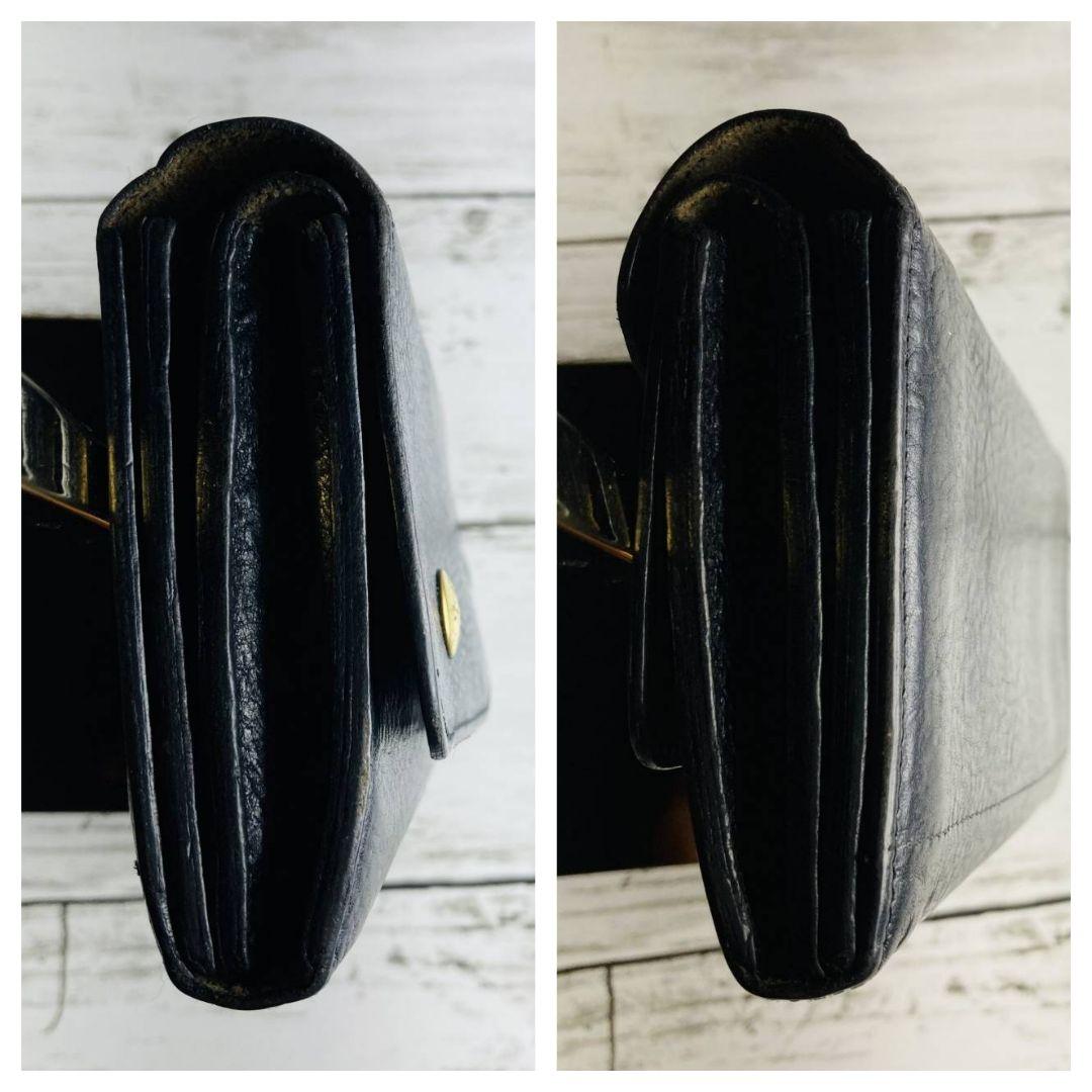 【高級感漂う美しい本革】IL BISONTE　長財布　ネロ　大容量　バイソン刻印