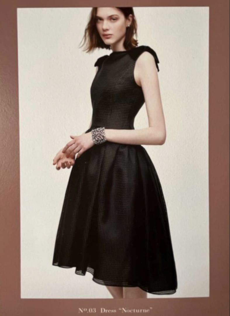 極美品　FOXEY ワンピース フレアドレス　38