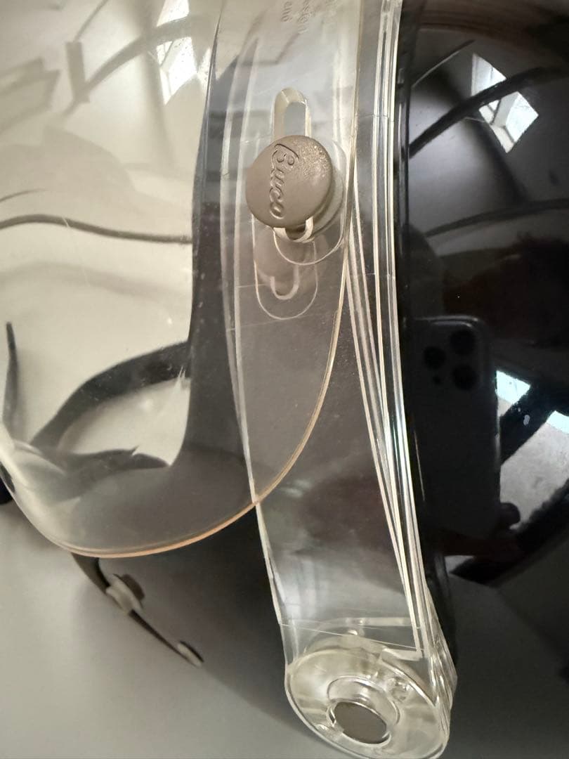 美品　Buco ヘルメット クリアシールド付き58-60cm