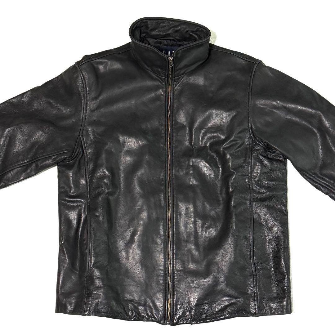 坂*井様 90s OLD GAP 本革 レザージャケット M 極美品 紺タグ