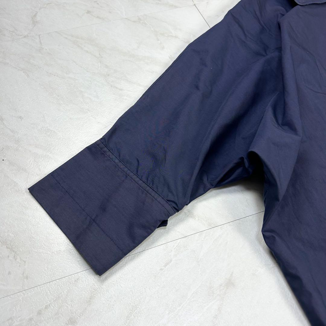 名作 イッセイミヤケ ペルマネンテ イカコート ダークネイビー M