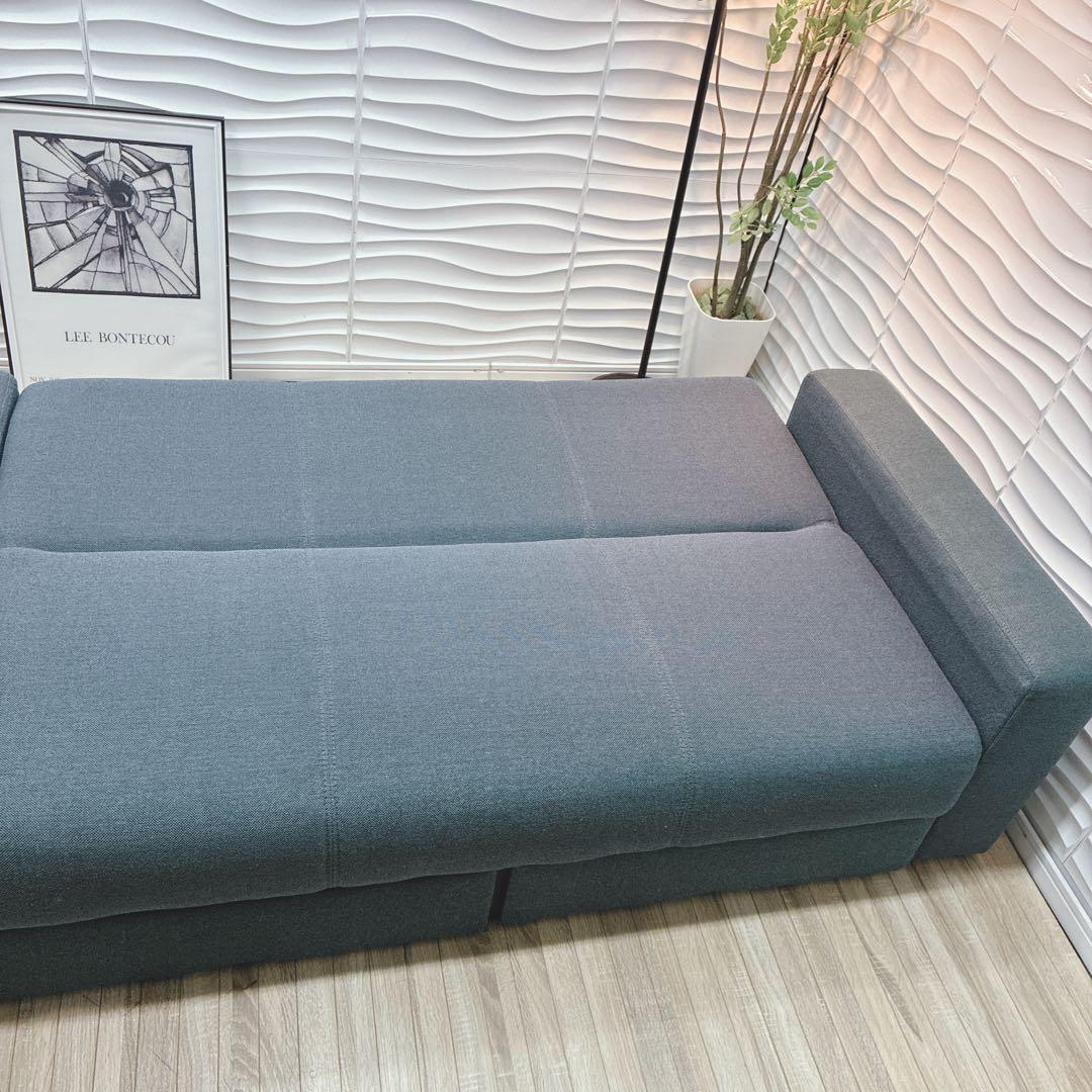 ◇大阪府 神戸市 配達料無料！◇ニトリ◇ソファベッド◇2杯収納付き◇