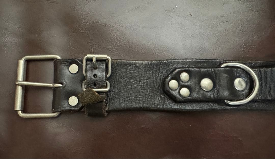 【希少・コラボ】 black means × LAB RAT シドベルト レザー