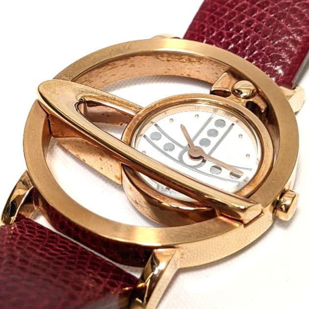 電池交換済 Vivienne Westwood サークルオーブ 腕時計