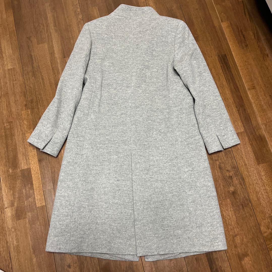 グレー ロングコート 23区　40