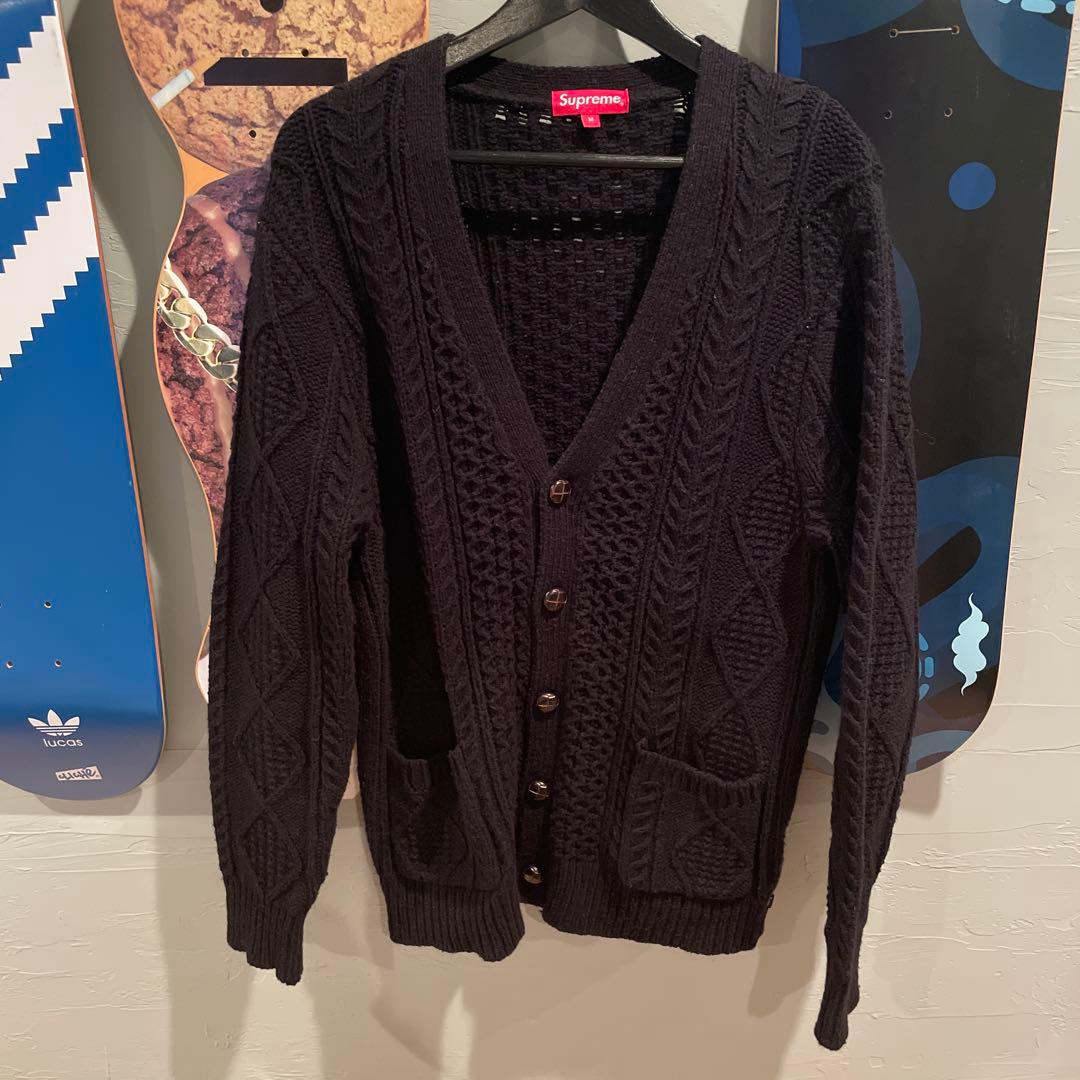 supreme 16AW Cable Knit Cardigan カーディガン
