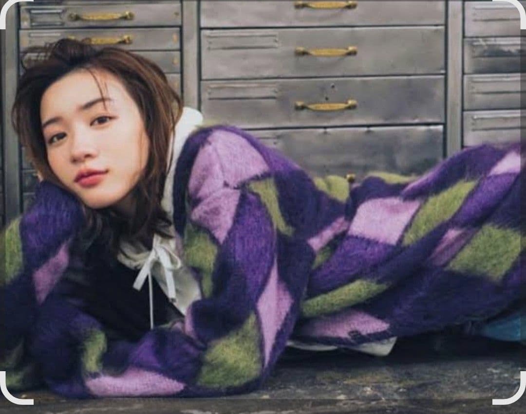 永野芽郁着用モデル NEEDLESモヘアカーディガン Sサイズ