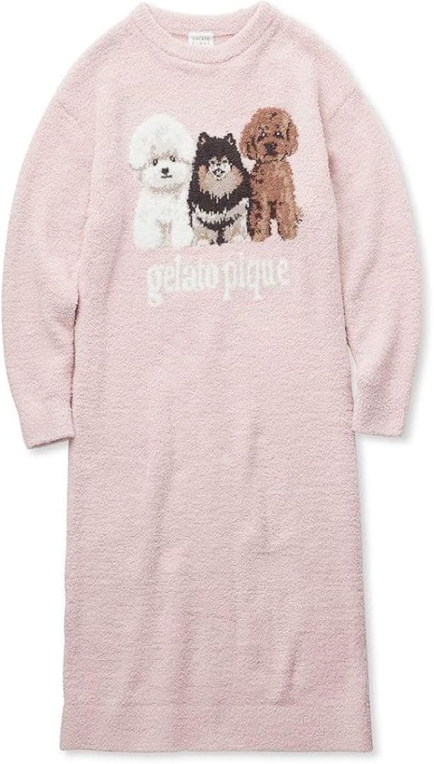 【新品未使用】ジェラート　ピケ パウダーDOG3柄ジャガードワンピース