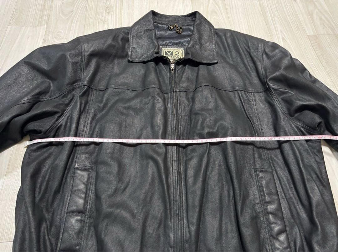 Versace レザージャケット ブラック ヴェルサーチ ヴィンテージ