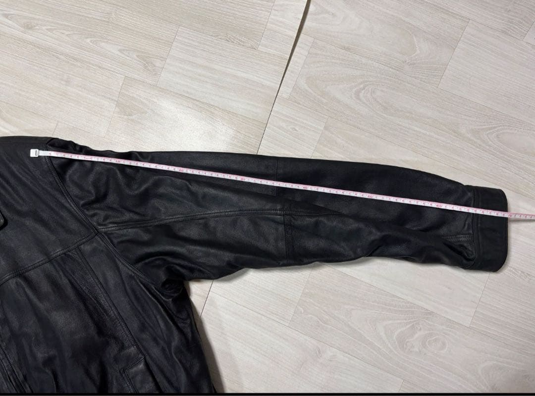 Versace レザージャケット ブラック ヴェルサーチ ヴィンテージ