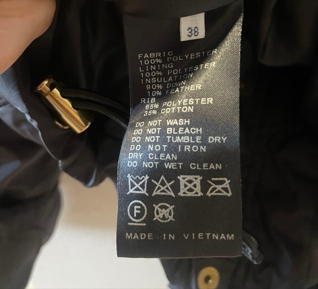 週末特価✨ SLOBE IENAスローブイエナショールフードダウンコート黒38