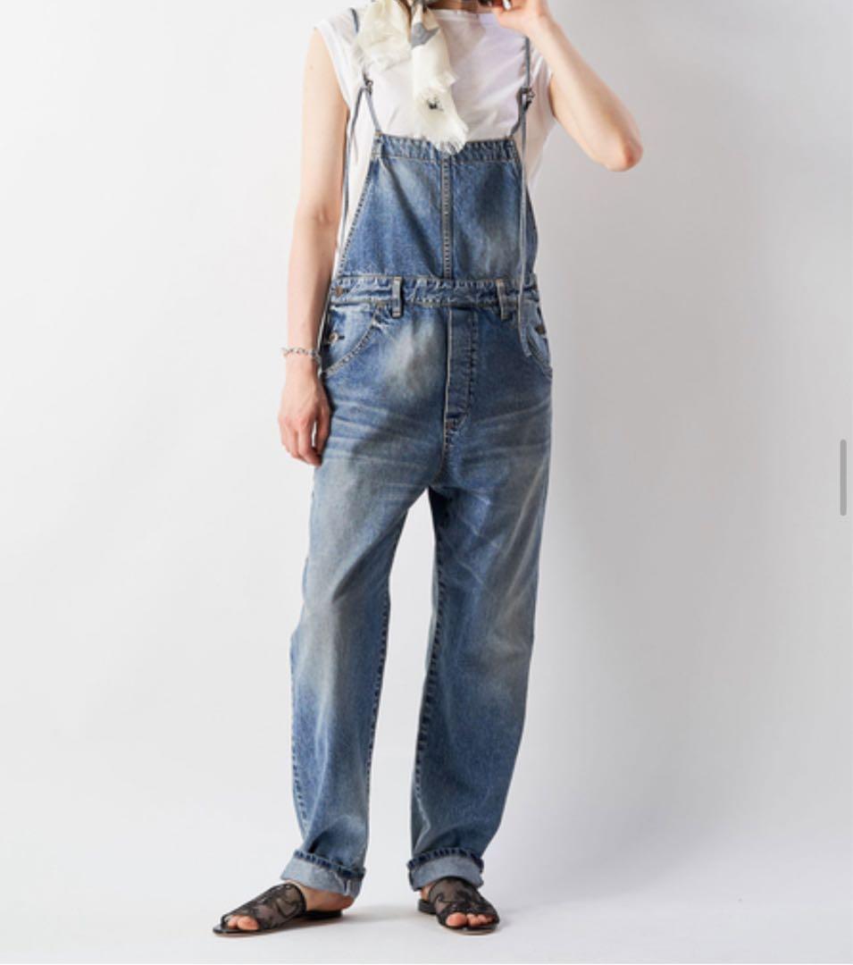 Whim Gazette ストレートデニムオールインワン