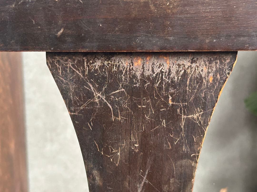 希少　ヴィンテージチェア　レトロ　アンティーク　レザー　クラシック　2脚セット