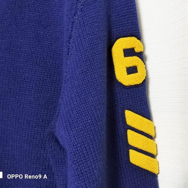 【古着】PoloRalphLaurenバーシティインスパイアードカーディガン S