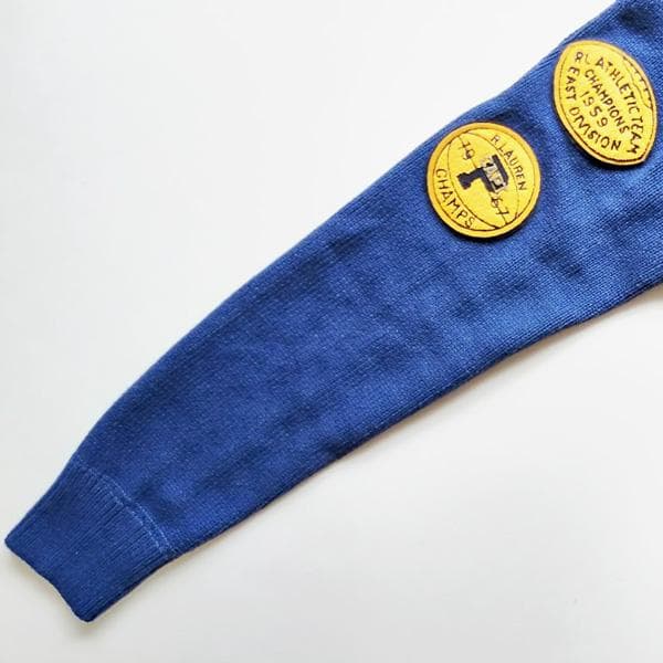 【古着】PoloRalphLaurenバーシティインスパイアードカーディガン S