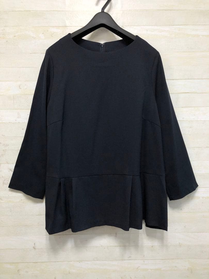 新品☆LLトール紺系♪フォーマルパンツスーツ3点♪ツイード調ジャケット〇D159