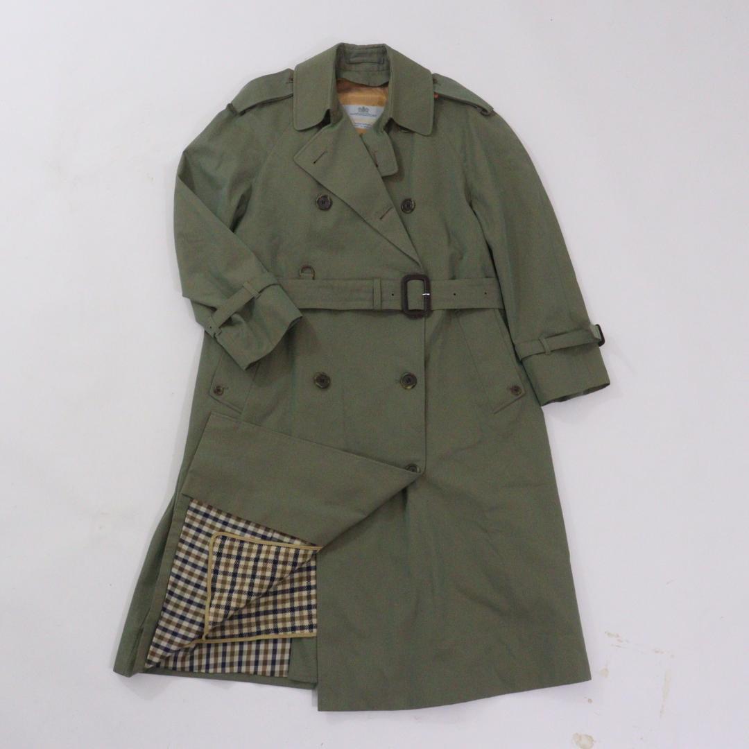 【nayuta】アクアスキュータム トレンチコート クラブチェック