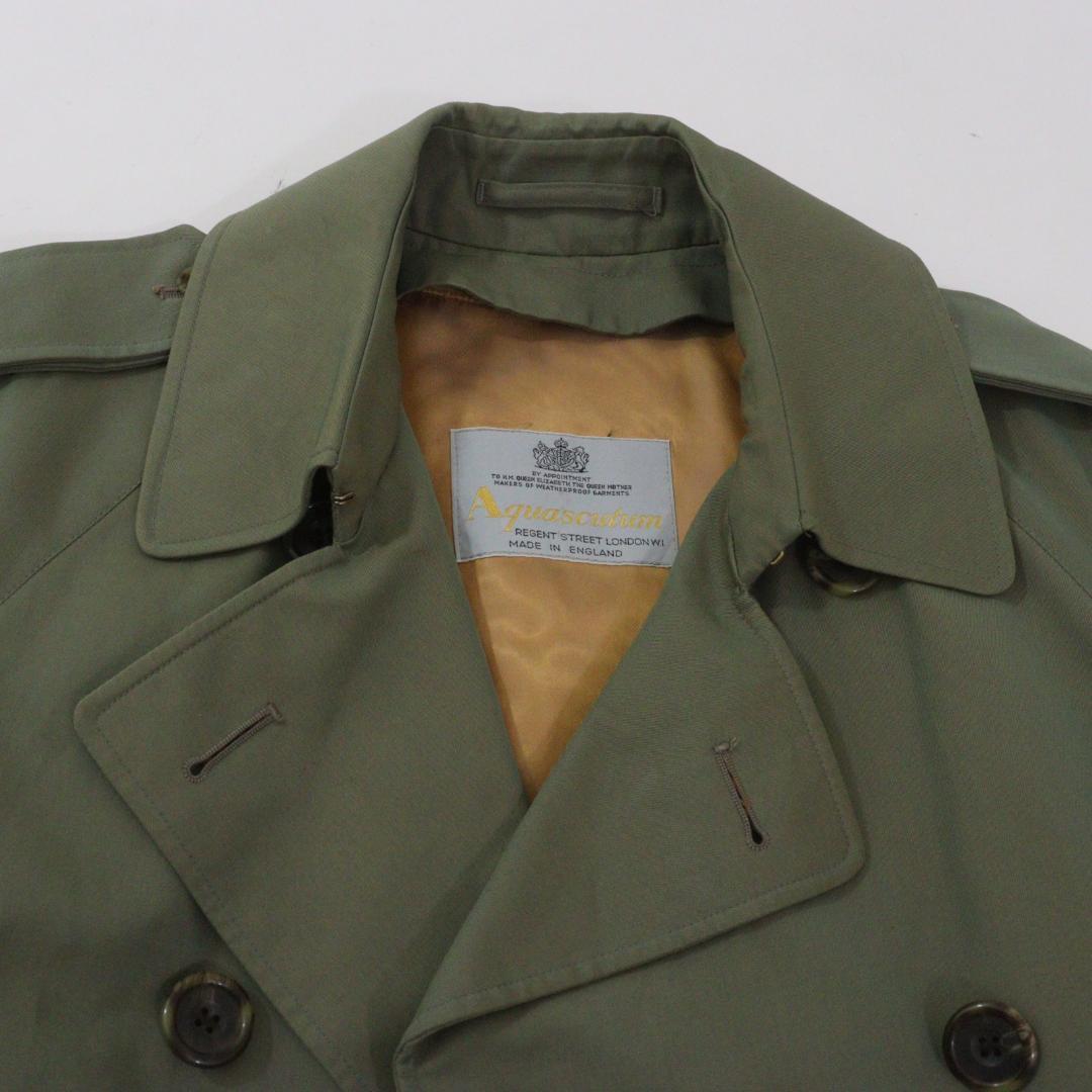 【nayuta】アクアスキュータム トレンチコート クラブチェック