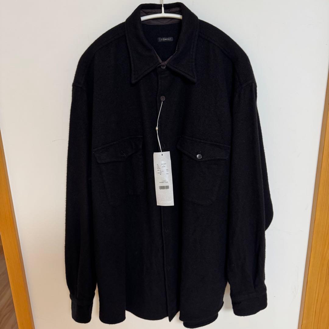 COMOLI 24AW ウールカシミヤC.P.Oシャツ 2