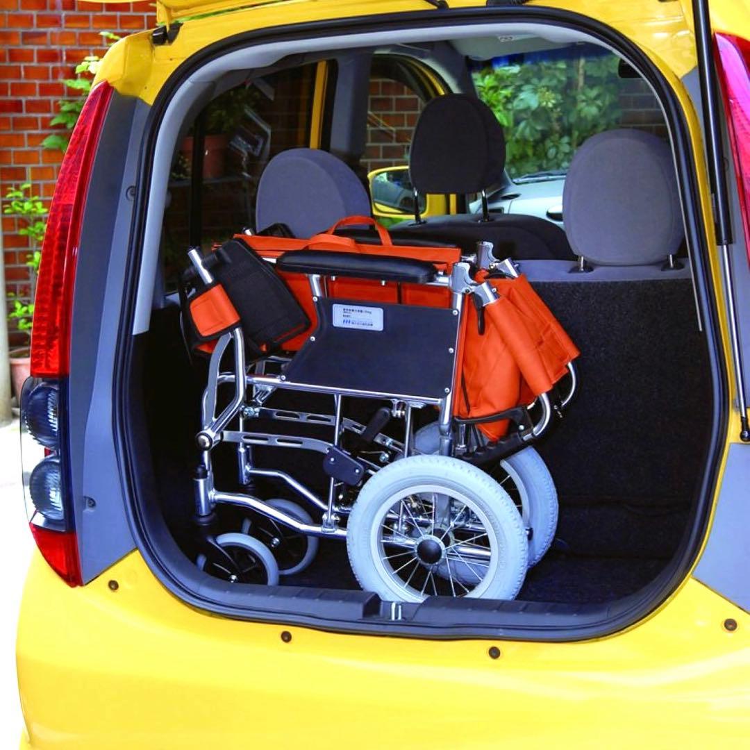 【美品】MIWA 介助式車いす ミニポン HTB-12 折りたたみ 軽量 介護用