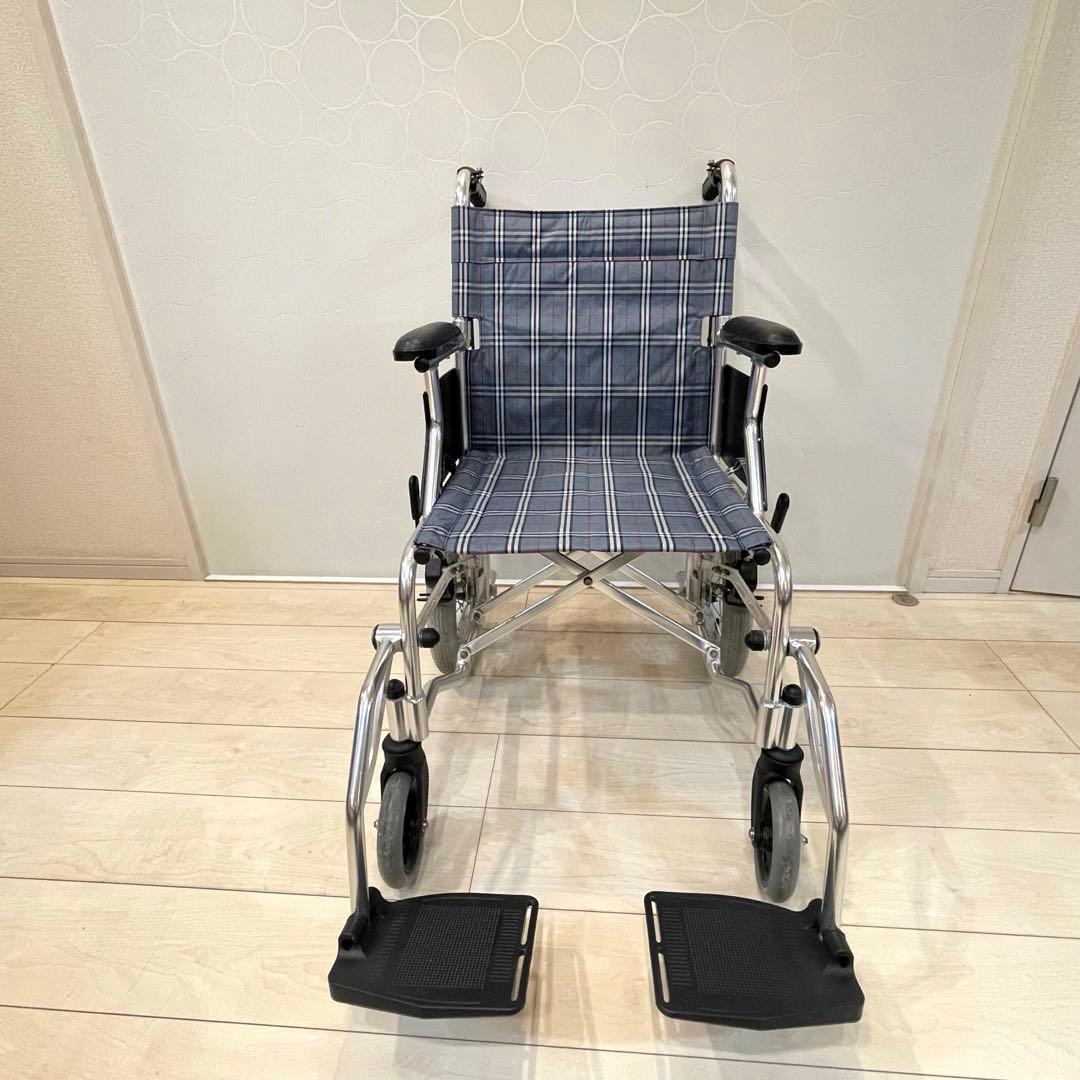 【美品】MIWA 介助式車いす ミニポン HTB-12 折りたたみ 軽量 介護用