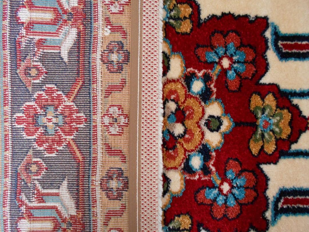 ふっかり！ウィルトン織 民族柄 ギャッベ ラグ 150×225cm-121001