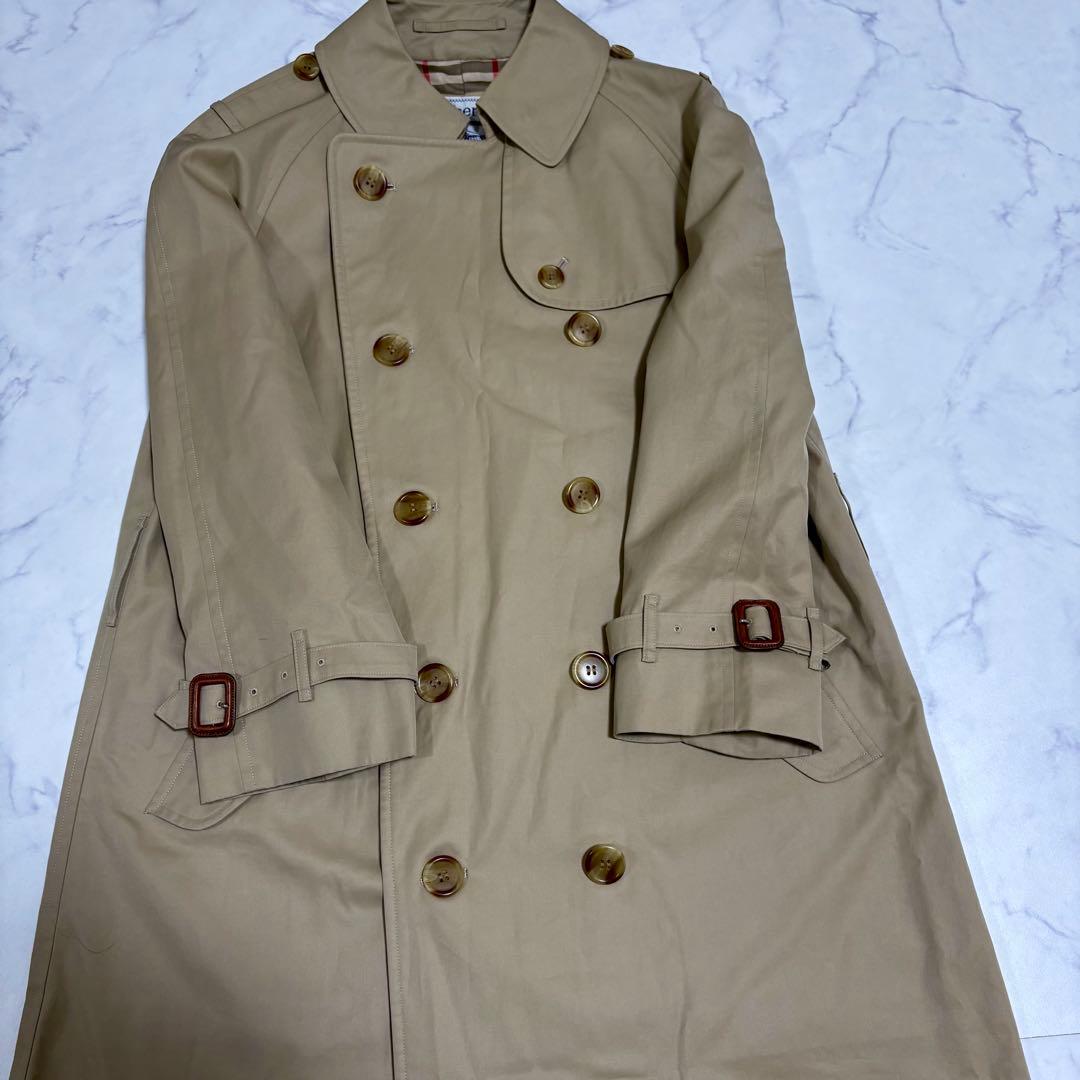 良品 バーバリーズ トレンチコート ノバチェック 7AB2 S〜M相当 ベージュ