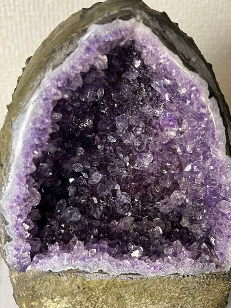 【天然石】アメジストドーム 紫水晶 ジオード 原石 パワーストーン　1,208g