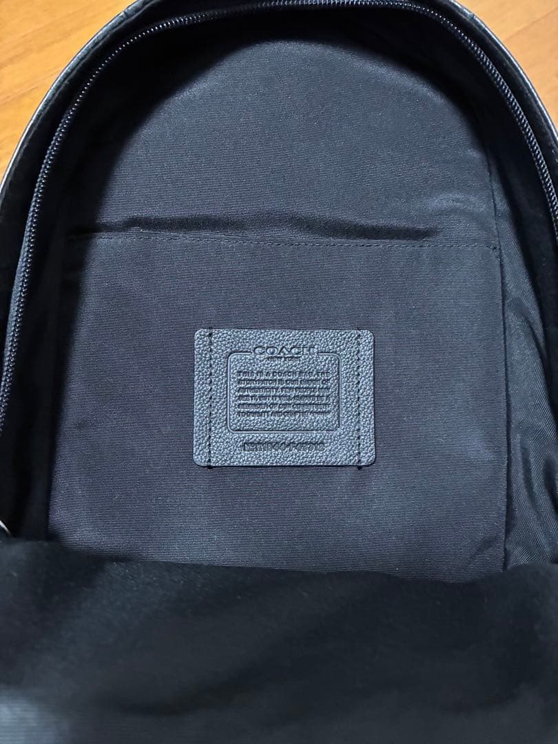 COACH コーチ ブラックレザー ボディバック スリングバック 本革