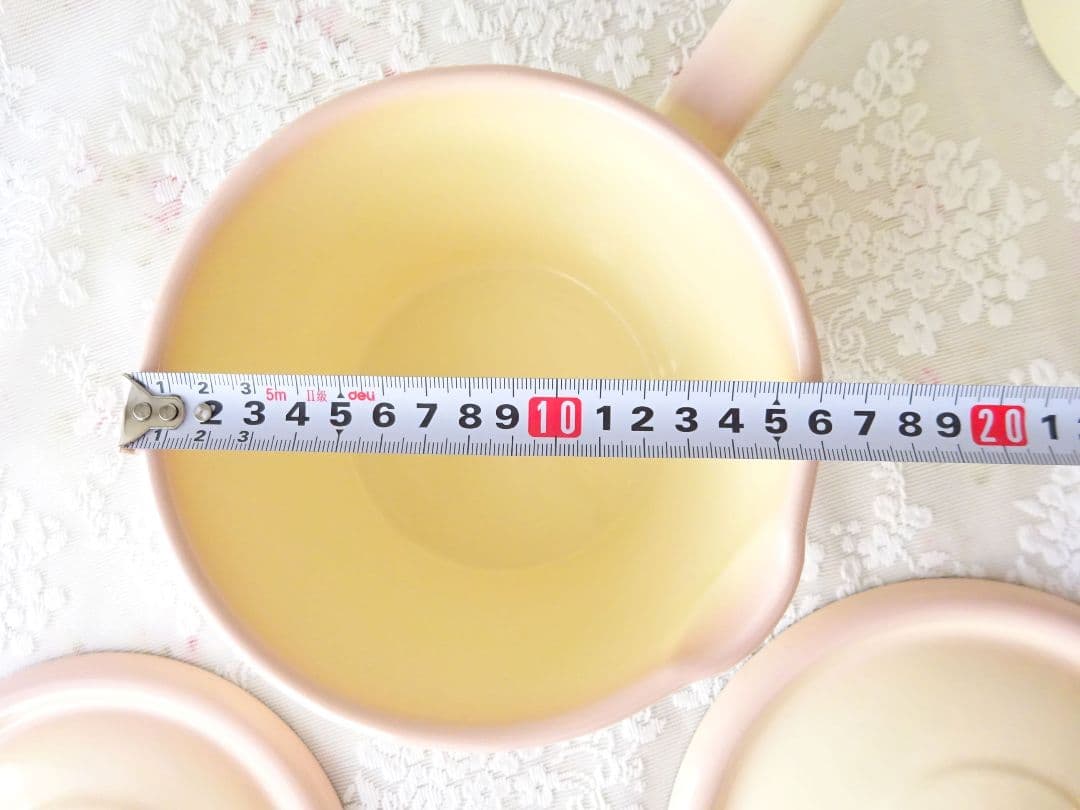 イマン　ダイアナローズ　蓋付き片手鍋大小２個セット　マニーローズ