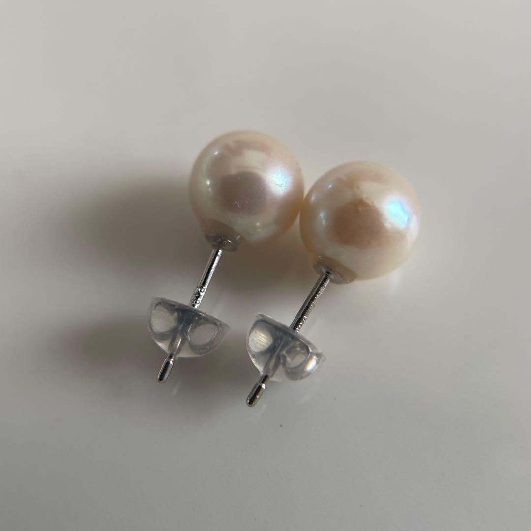 宇和島産 あこや本真珠 パール ピアス プラチナ製（真珠 ピアス）pt900