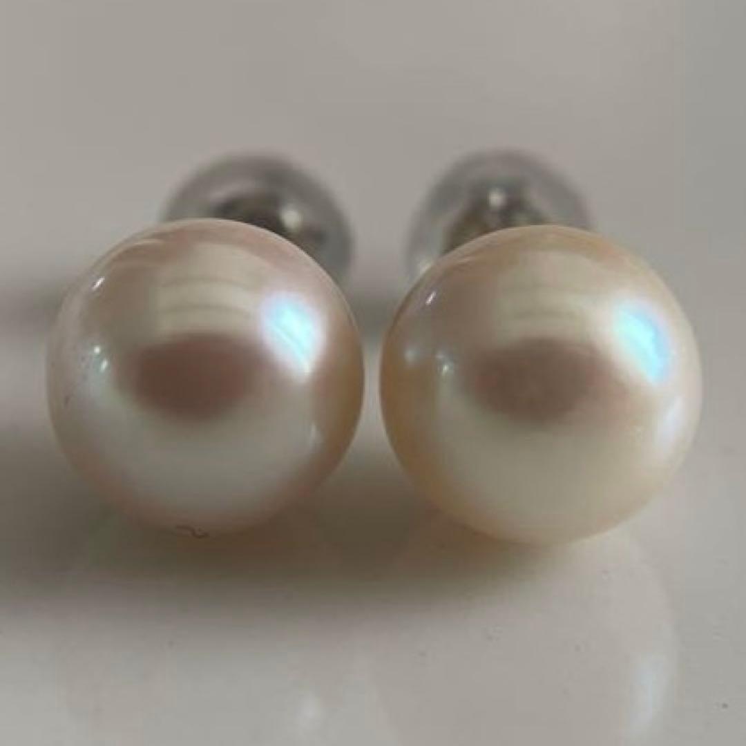 宇和島産 あこや本真珠 パール ピアス プラチナ製（真珠 ピアス）pt900